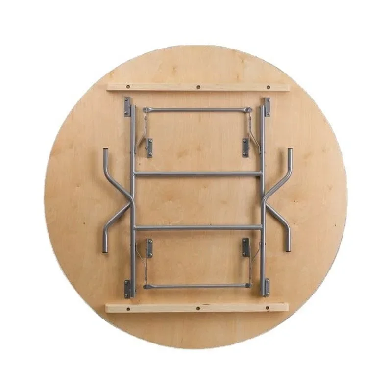 'Simple Wooden Foldable Round Shape Outdoor Wedding Banquet Hotel Folding Dining Table
'Simple Wooden Foldable Round Shape Outdoor Wedding Banquet Hotel Folding Dining Table