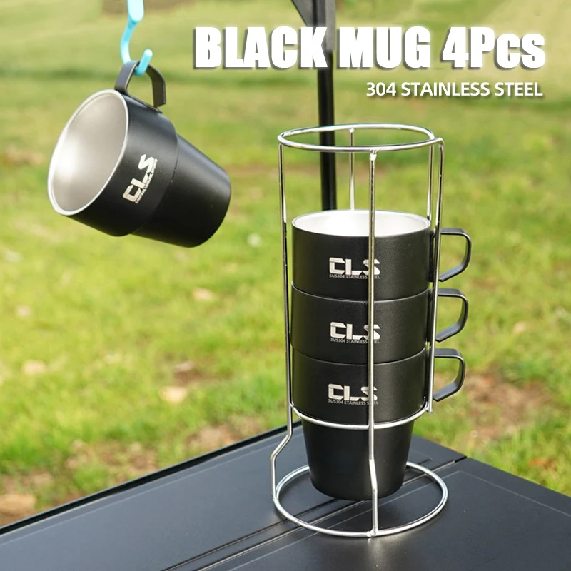 Outdoor Stainless Steel Water Cup 4Pcs, Insulated and Scald Resistant Mug, Camping Picnic Double Layered Coffee Cup, Beer Cup
Outdoor Stainless Steel Water Cup 4Pcs, Insulated and Scald Resistant Mug, Camping Picnic Double Layered Coffee Cup, Beer Cup