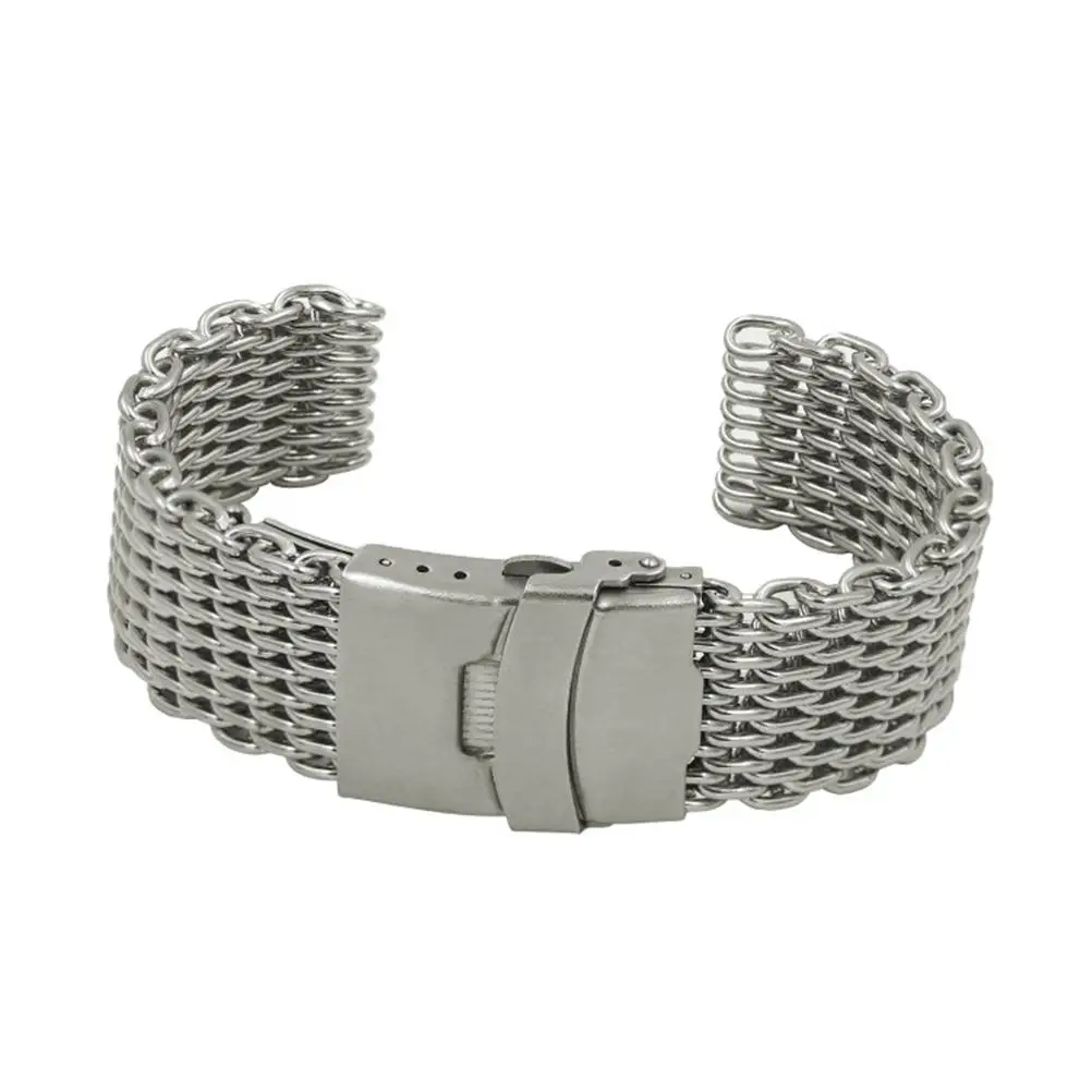 20 Mm Stainless Steel Mesh Watch Band Shark Plastic Compatible Durable Comfortable Business Sports Daily Use Strap
20 Mm Stainless Steel Mesh Watch Band Shark Plastic Compatible Durable Comfortable Business Sports Daily Use Strap