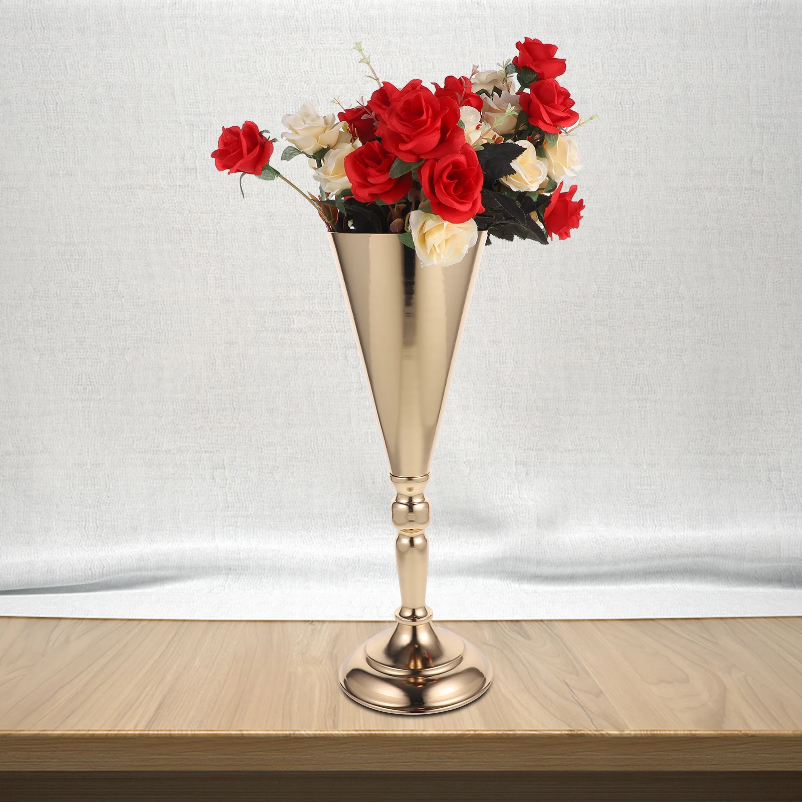 Metal Trumpet for Flower Arrangement Sturdy Iron Home Decorative Flower Vases Office Wedding Birthday Centerpieces Decorative
Metal Trumpet for Flower Arrangement Sturdy Iron Home Decorative Flower Vases Office Wedding Birthday Centerpieces Decorative