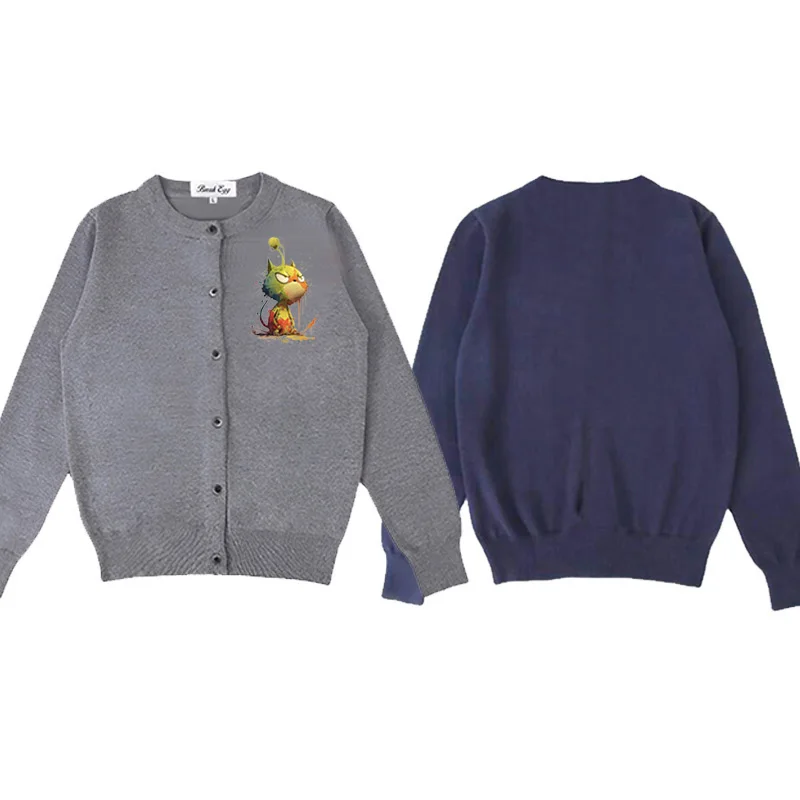 Angry Cat Cute Colorful Printing Women Cardigan Cotton Cute O-Neck Single Breasted Long Sleeves Autumn Fit Sweater
Angry Cat Cute Colorful Printing Women Cardigan Cotton Cute O-Neck Single Breasted Long Sleeves Autumn Fit Sweater