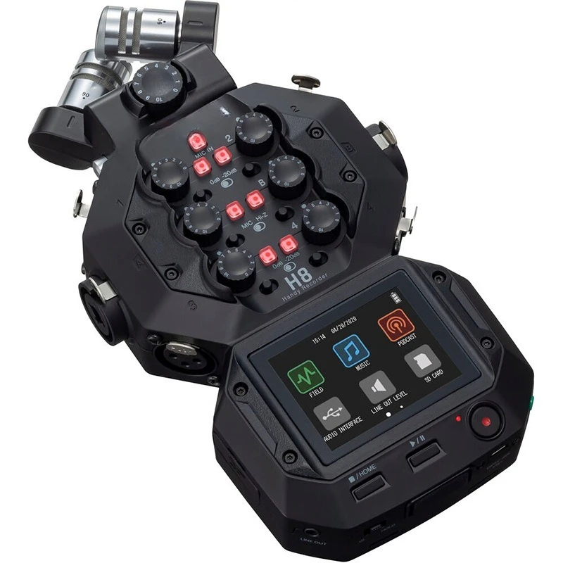 H8 professional film and television microphone, concert, video interview, inner recording microphone 12-way synchronous radio
H8 professional film and television microphone, concert, video interview, inner recording microphone 12-way synchronous radio
