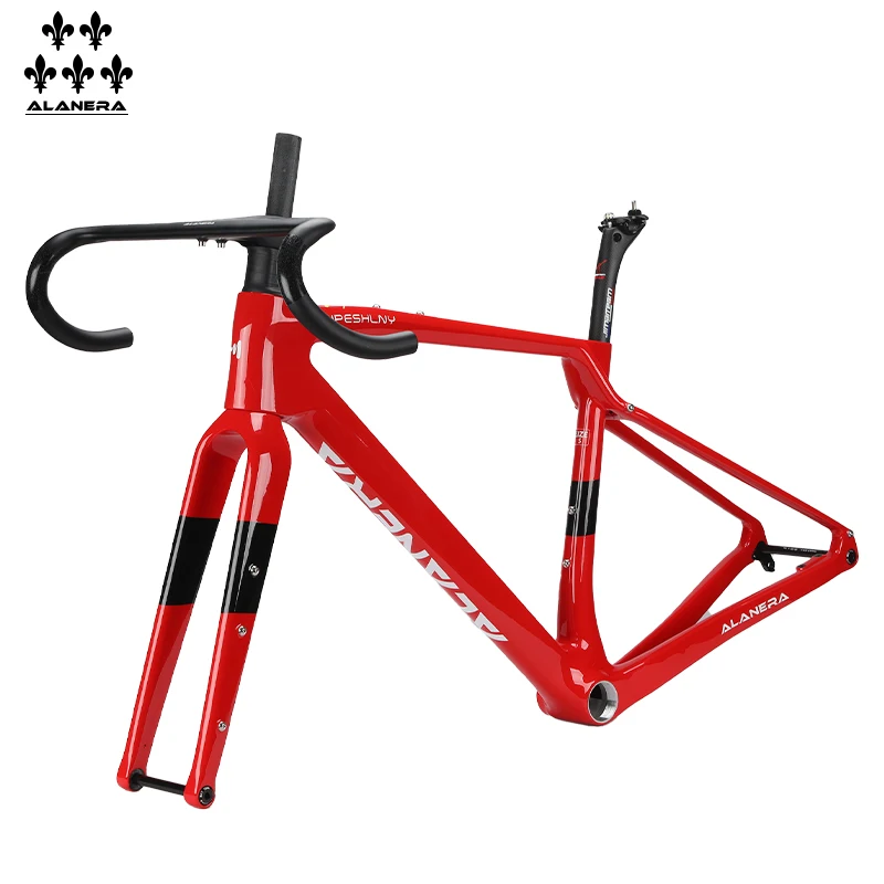 Red 2025 New ALANERAl Gravel carbon fiber bicycle frame, off-road melon bike, gravel road frame with handlebar seat tube
Red 2025 New ALANERAl Gravel carbon fiber bicycle frame, off-road melon bike, gravel road frame with handlebar seat tube