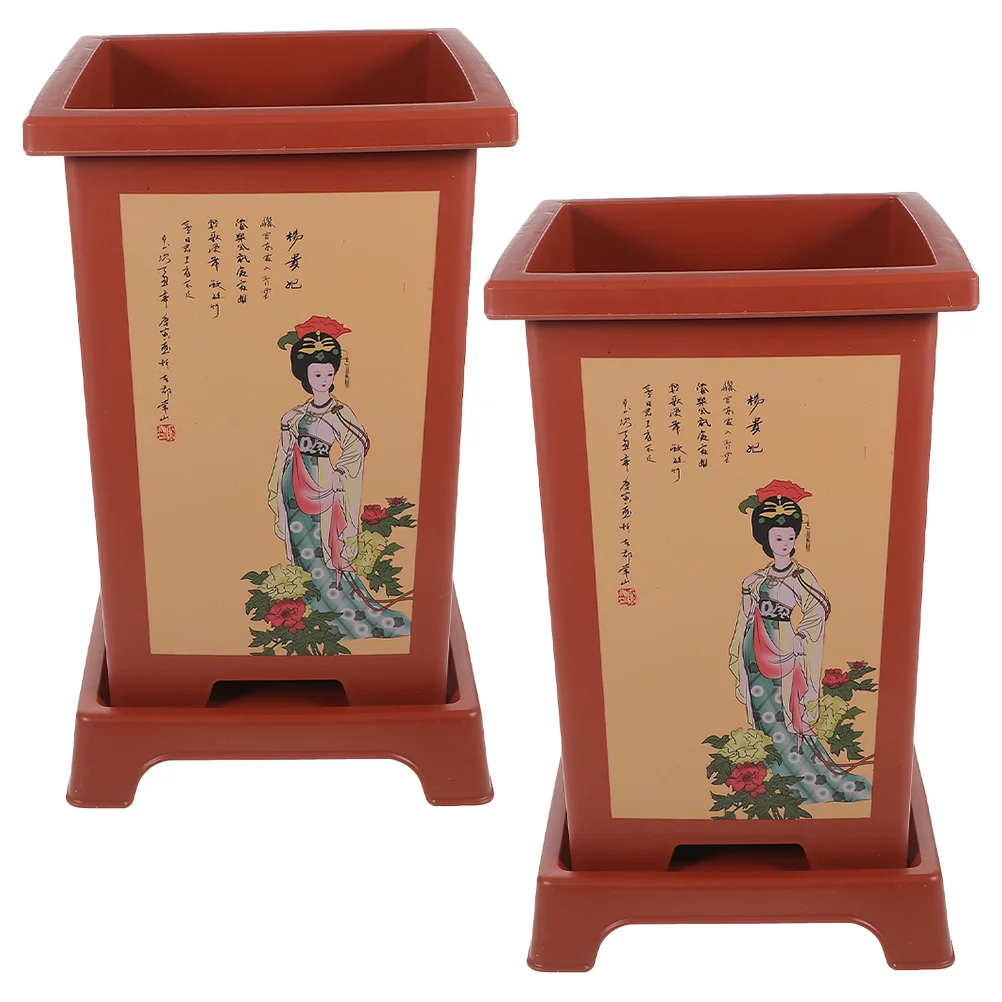 2 Sets Orchid Pot Creative Flower Holder Spring Outdoor Decor Planting Simple Resin Pots Desktop Indoor
2 Sets Orchid Pot Creative Flower Holder Spring Outdoor Decor Planting Simple Resin Pots Desktop Indoor