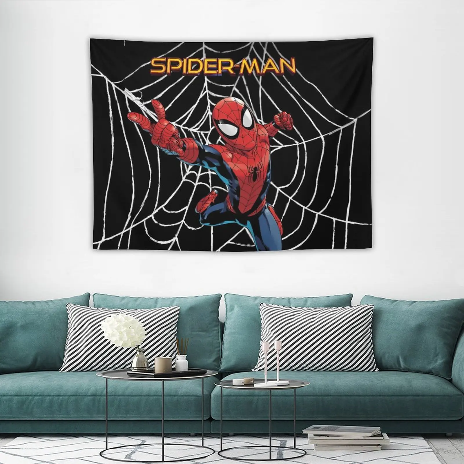 Spider-Man Tapestry American Cartoon Comic Spider Man Wall Tapestries Hanger Retro Print Bedroom Living Room Home Decor Blanket
Spider-Man Tapestry American Cartoon Comic Spider Man Wall Tapestries Hanger Retro Print Bedroom Living Room Home Decor Blanket