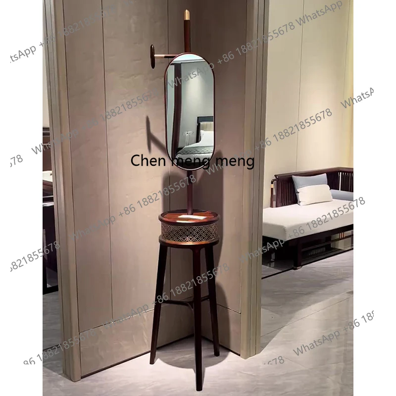 Solid wood ebony wood light luxury simple coat rack floor-to-ceiling home hanger home rack bedroom
Solid wood ebony wood light luxury simple coat rack floor-to-ceiling home hanger home rack bedroom