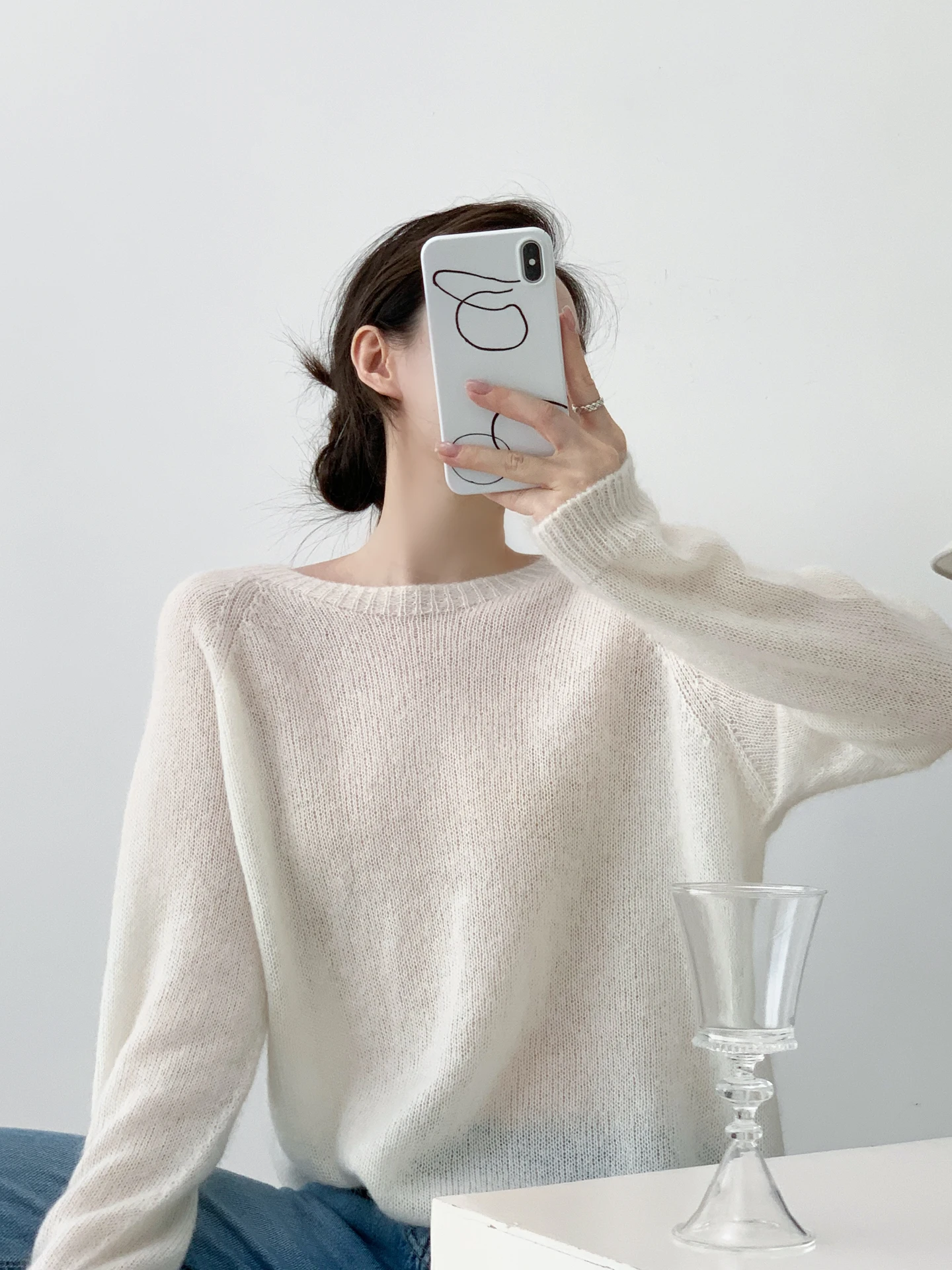 WTT Sl One-Piece Loose Knitted Long Sve round Ne Cloud-like Camere Sweater Women's Soft Autumn Top
WTT Sl One-Piece Loose Knitted Long Sve round Ne Cloud-like Camere Sweater Women's Soft Autumn Top