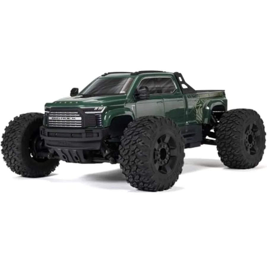 RC Truck 1/10 Big Rock 4X4 223S BLX BRUSHLESS Street Truck RTR with DSC Green for off-road and street use durable ABS plastic b
RC Truck 1/10 Big Rock 4X4 223S BLX BRUSHLESS Street Truck RTR with DSC Green for off-road and street use durable ABS plastic b