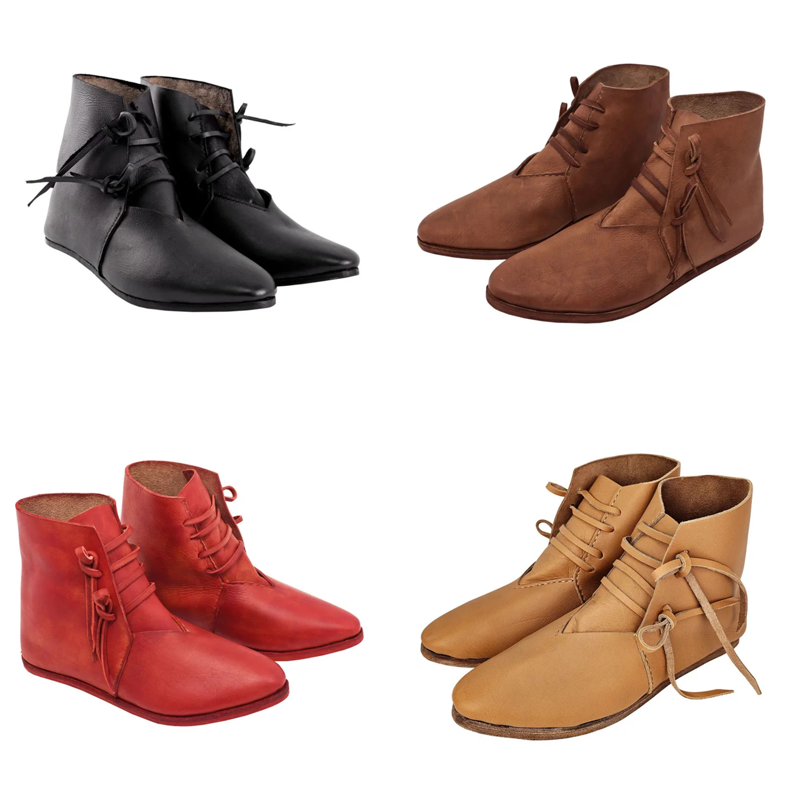 Men Renaissance Cosplay Boots Lace Up Medieval Pirate Flat Tied Shoes Halloween Party Costume Retro Leather Style Ankle Boot
Men Renaissance Cosplay Boots Lace Up Medieval Pirate Flat Tied Shoes Halloween Party Costume Retro Leather Style Ankle Boot