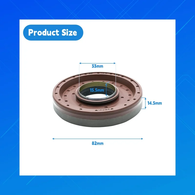 Size:33x82x14.5/15.5mm,DMHUI high-quality FKM+NBR tractor oil seals,applicable toCARRARO 407304. 47730445,ER407304,VALTRA 407304
Size:33x82x14.5/15.5mm,DMHUI high-quality FKM+NBR tractor oil seals,applicable toCARRARO 407304. 47730445,ER407304,VALTRA 407304