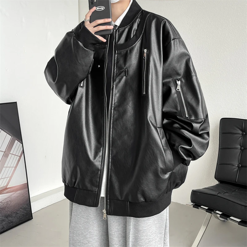 Original Clothing Leather Jackets for Men Japanese Vintage Clothes Men's Spring Jackets Motorcycle Coat Bomber Male Coats Man
Original Clothing Leather Jackets for Men Japanese Vintage Clothes Men's Spring Jackets Motorcycle Coat Bomber Male Coats Man
