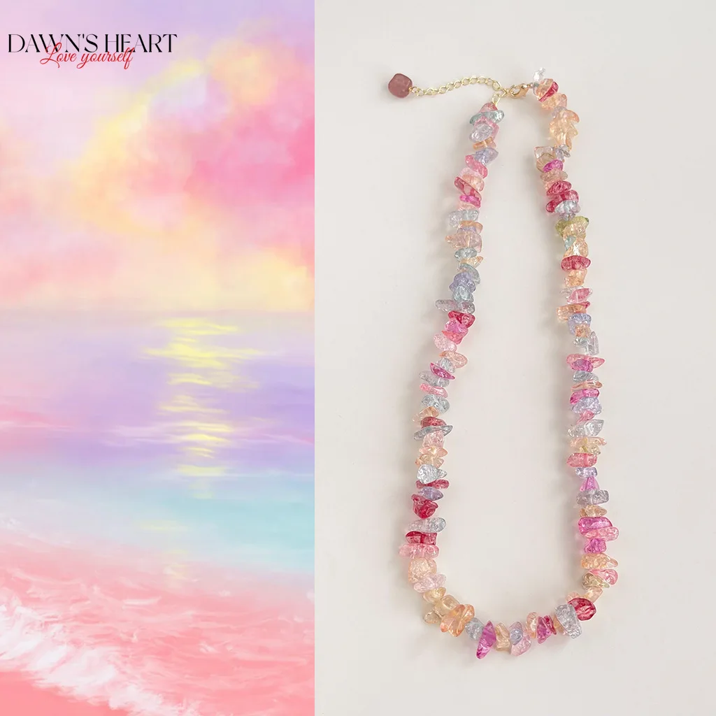 Handmade Colorful Crystal Beads NecklaceY2K Layered Jewelry Irregular Bohemian Choker Jewelry Women's Trendy Gift
Handmade Colorful Crystal Beads NecklaceY2K Layered Jewelry Irregular Bohemian Choker Jewelry Women's Trendy Gift