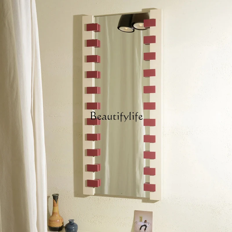 Simple art square mirror French household wall hanging special-shaped fitting mirror
Simple art square mirror French household wall hanging special-shaped fitting mirror