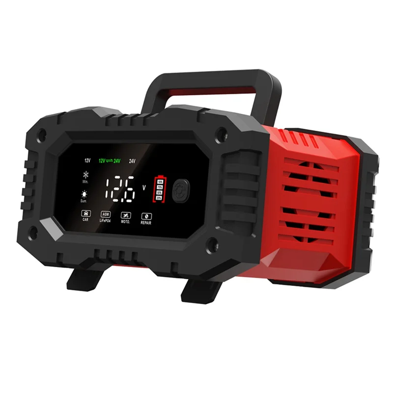 12V24V Fully Automatic Smart Charger 20A High Power Portable Car Motorcycle Battery Charger For Battery Charging US Plug
12V24V Fully Automatic Smart Charger 20A High Power Portable Car Motorcycle Battery Charger For Battery Charging US Plug