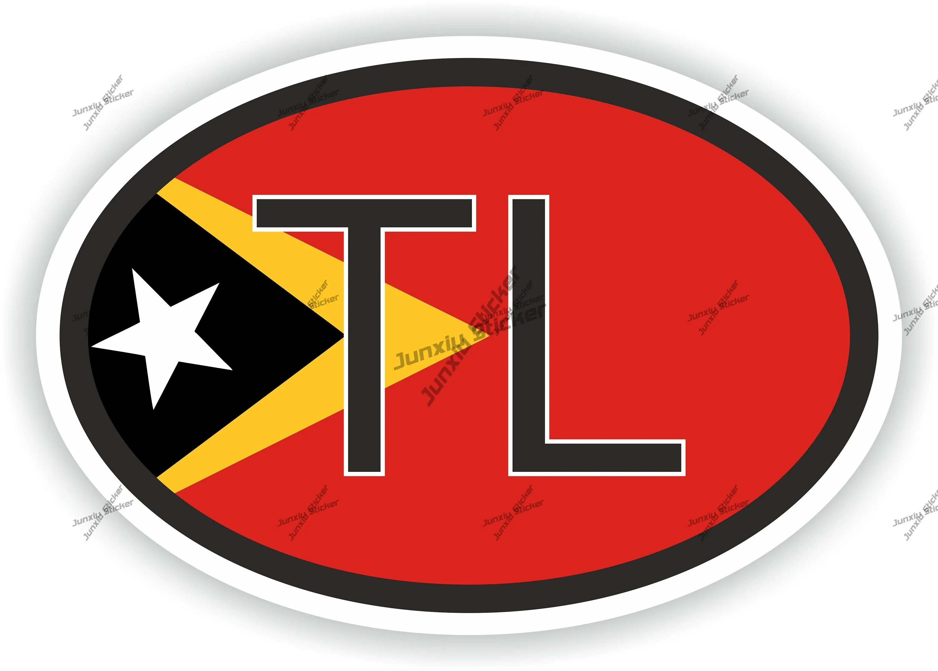 Timor Leste Country Code Oval Tl Flag Stickers On Car Exterior Decal Accessories Motorsport Racing Decoration Phone Trunk Guitar
Timor Leste Country Code Oval Tl Flag Stickers On Car Exterior Decal Accessories Motorsport Racing Decoration Phone Trunk Guitar