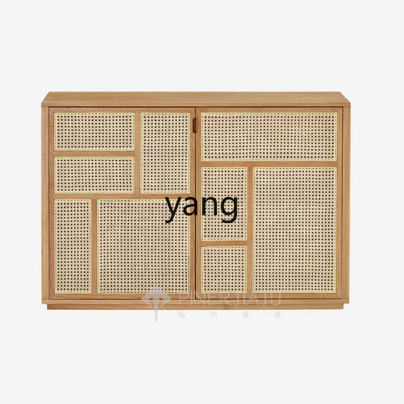 LTT Nordic solid wood living room dining side cabinet Modern simple Chinese entrance cabinet Rattan storage cabinet 
LTT Nordic solid wood living room dining side cabinet Modern simple Chinese entrance cabinet Rattan storage cabinet