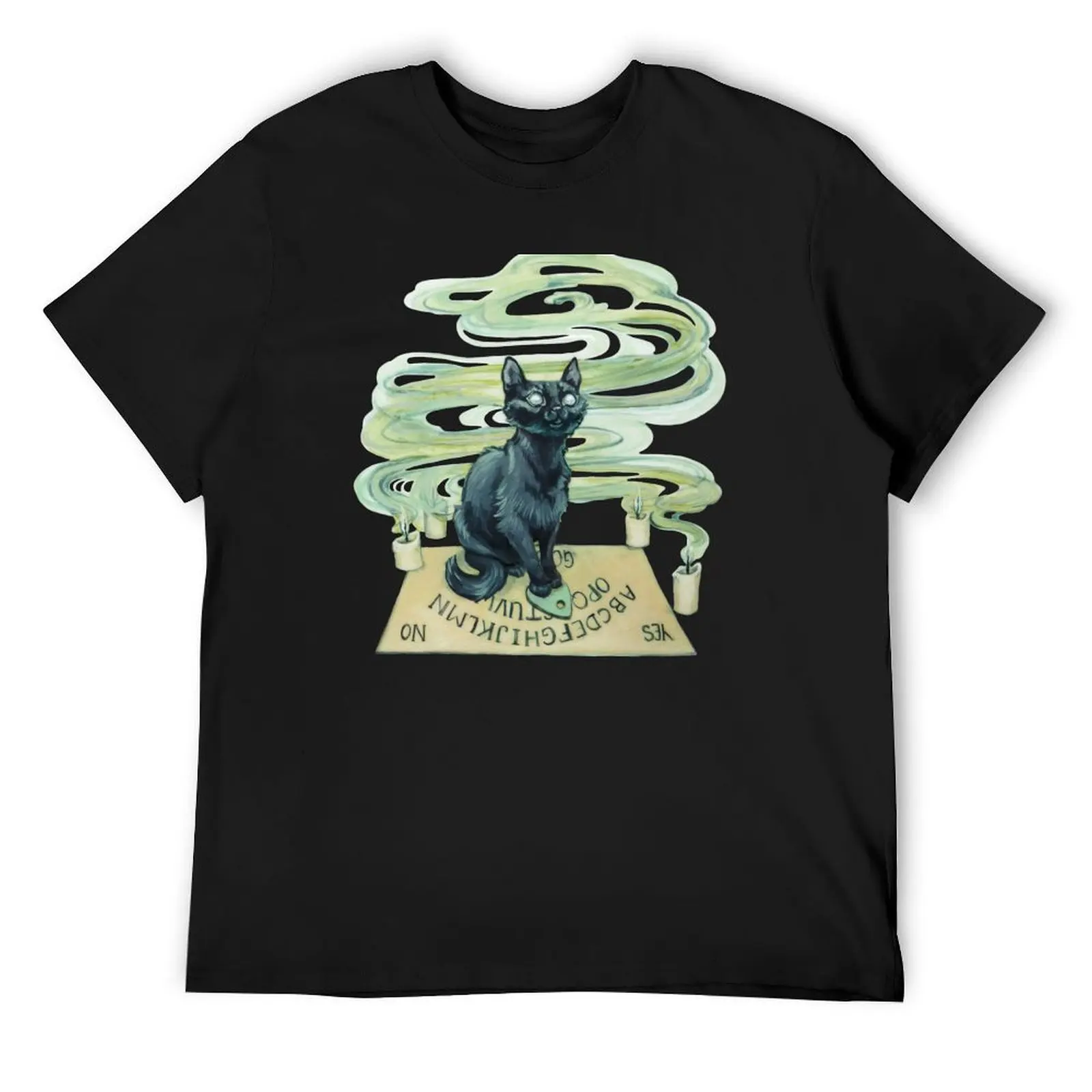 Ouija Cat T-Shirt plain vintage t shirts Personalized t-shirt customs design your own men workout shirt
Ouija Cat T-Shirt plain vintage t shirts Personalized t-shirt customs design your own men workout shirt