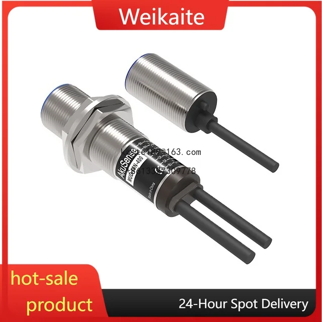 Cylindrical IP65 200kHz Double Sheet Detection Sensor MUD-60N-200 Detection Range20~60mm 2m PUR cable Ultrasonic Sensor
Cylindrical IP65 200kHz Double Sheet Detection Sensor MUD-60N-200 Detection Range20~60mm 2m PUR cable Ultrasonic Sensor
