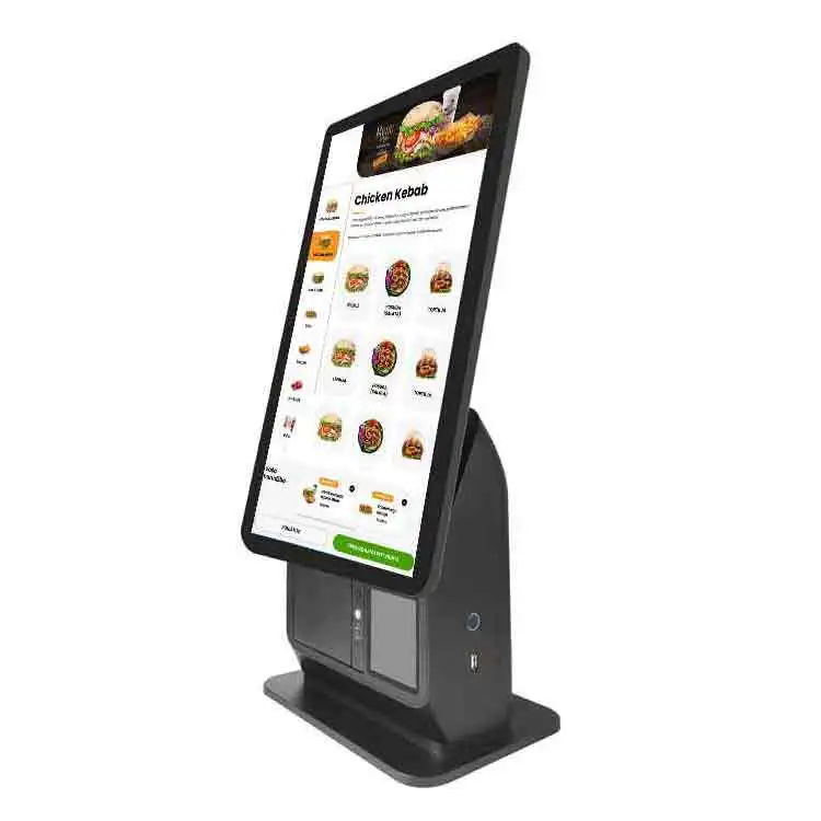 MSPOS Terminal Manufacturers Outdoor 21.5 Inch Touch Screen Payment Self Service Pos Ordering Terminal Kiosk