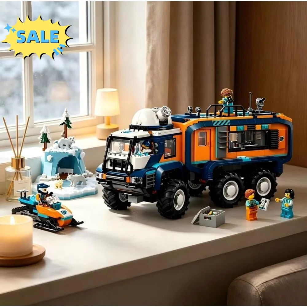 New 1064pcs 60471 Northern Exploration Lab Truck Building Blocks Precise Model Christmas Gifts Bedroom Desktop Ornament
New 1064pcs 60471 Northern Exploration Lab Truck Building Blocks Precise Model Christmas Gifts Bedroom Desktop Ornament