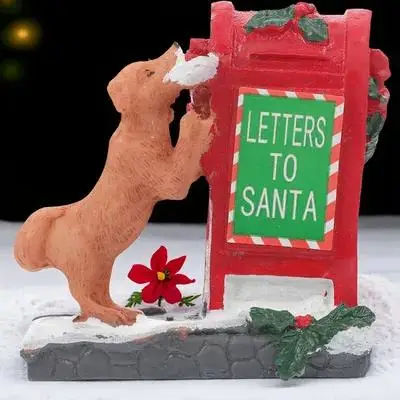 Christmas Mini Red Mailbox Puppy Scene Xmas Tabletop Ornament Dessert Decoration Holiday Gift Reward Dessert Table Ornament
Christmas Mini Red Mailbox Puppy Scene Xmas Tabletop Ornament Dessert Decoration Holiday Gift Reward Dessert Table Ornament