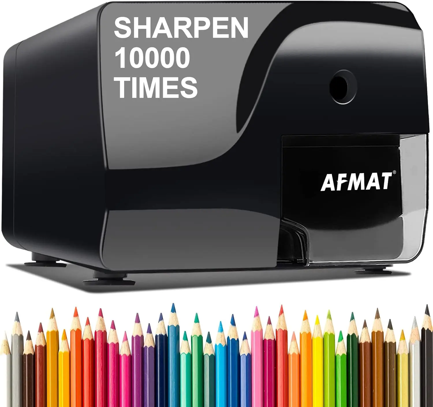 Heavy Duty Electric Pencil Sharpener for 6-8mm Colored Pencils, Fast 3-5 Sec, 3 Sharpness Settings, 10,000+ Sharpenings, Classroom/Home/Office
Heavy Duty Electric Pencil Sharpener for 6-8mm Colored Pencils, Fast 3-5 Sec, 3 Sharpness Settings, 10,000+ Sharpenings, Classroom/Home/Office