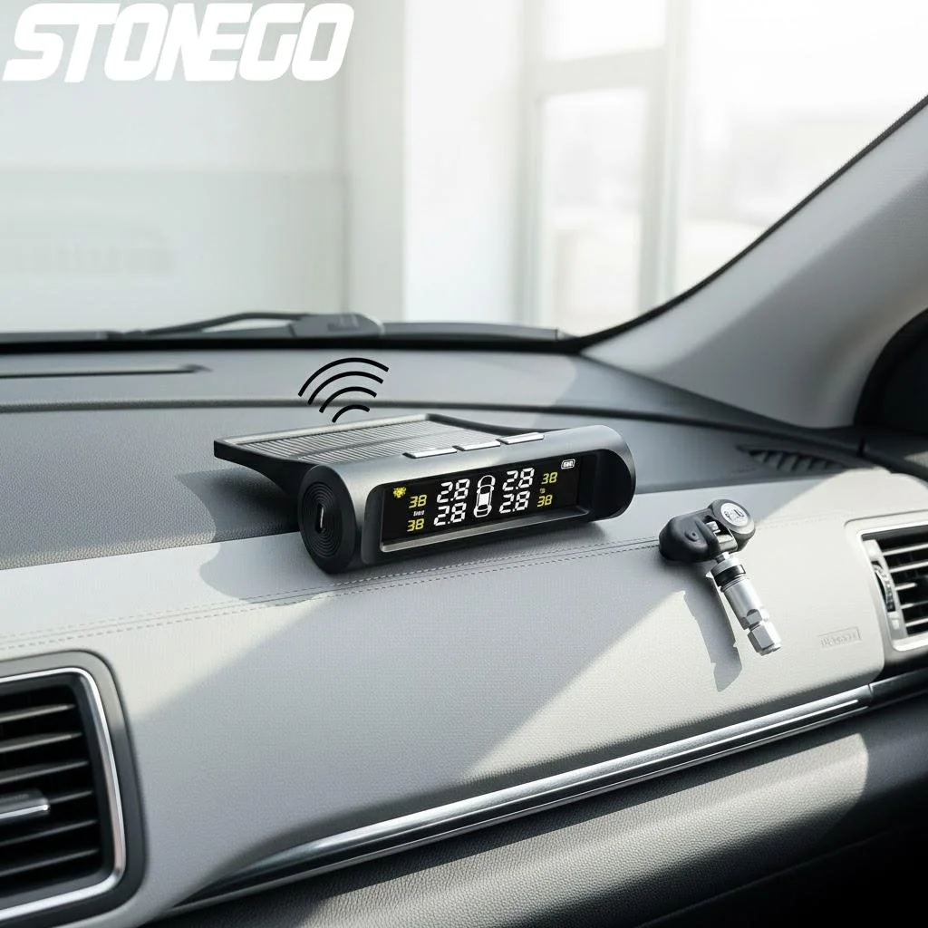 Car TPMS Solar Powered LCD Display Tire Pressure Monitoring System USB Charging External Internal Sensor Auto Alarm Digital
Car TPMS Solar Powered LCD Display Tire Pressure Monitoring System USB Charging External Internal Sensor Auto Alarm Digital