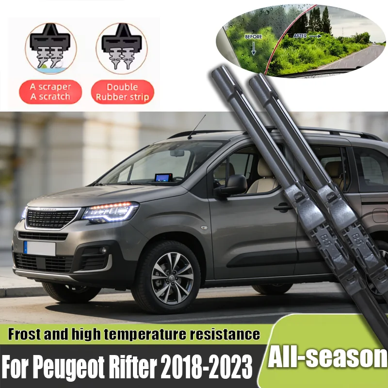 2pcs Front Windshield Wiper Blades Windscreen Wipers For Peugeot Rifter 2018-2023 2019 2020 2021 2022
2pcs Front Windshield Wiper Blades Windscreen Wipers For Peugeot Rifter 2018-2023 2019 2020 2021 2022