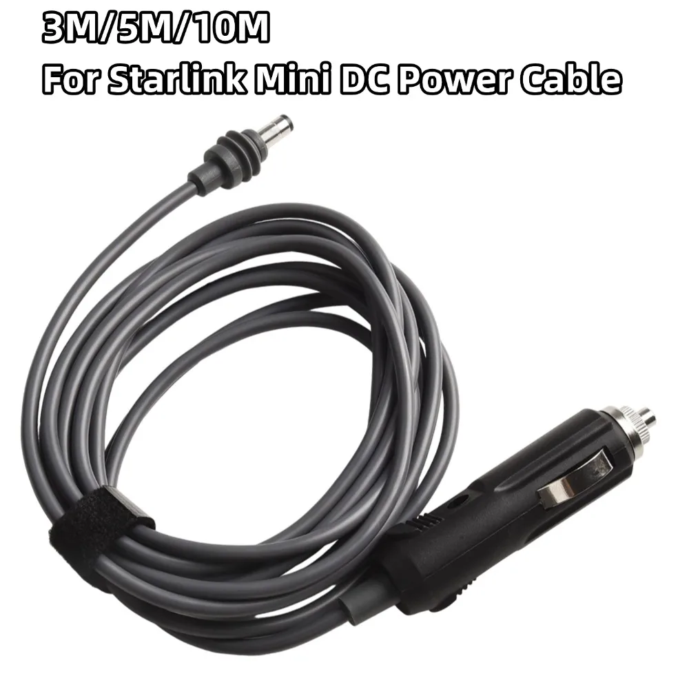 Car 3M/5M/10M For Starlink Mini DC Power Cable- 12V DC Auto Charger Power- Supply Cord Suitable Adapter Power Cable- Accessories 
Car 3M/5M/10M For Starlink Mini DC Power Cable- 12V DC Auto Charger Power- Supply Cord Suitable Adapter Power Cable- Accessories