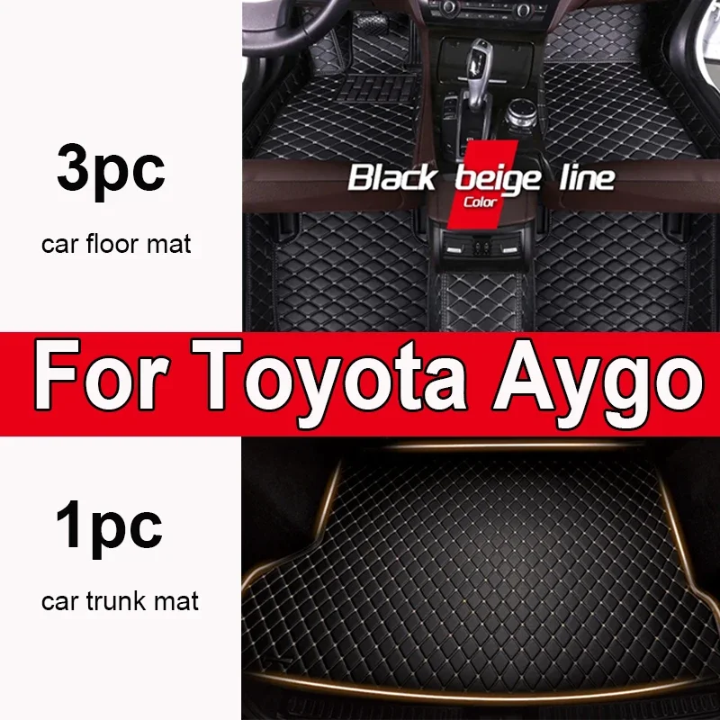 Утолщенные автомобильные коврики на заказ для Toyota Aygo 2014 2015 2016 2017 2018, авто роскошные кожаные мужские и женские автомобильные коврики, полные
Утолщенные автомобильные коврики на заказ для Toyota Aygo 2014 2015 2016 2017 2018, авто роскошные кожаные мужские и женские автомобильные коврики, полные