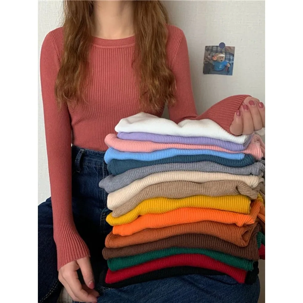 2024 New Women's Long Sve Pullover Sweater Autumn Winter Faionable Comfortable Soft Material Ladies Knitwear
2024 New Women's Long Sve Pullover Sweater Autumn Winter Faionable Comfortable Soft Material Ladies Knitwear