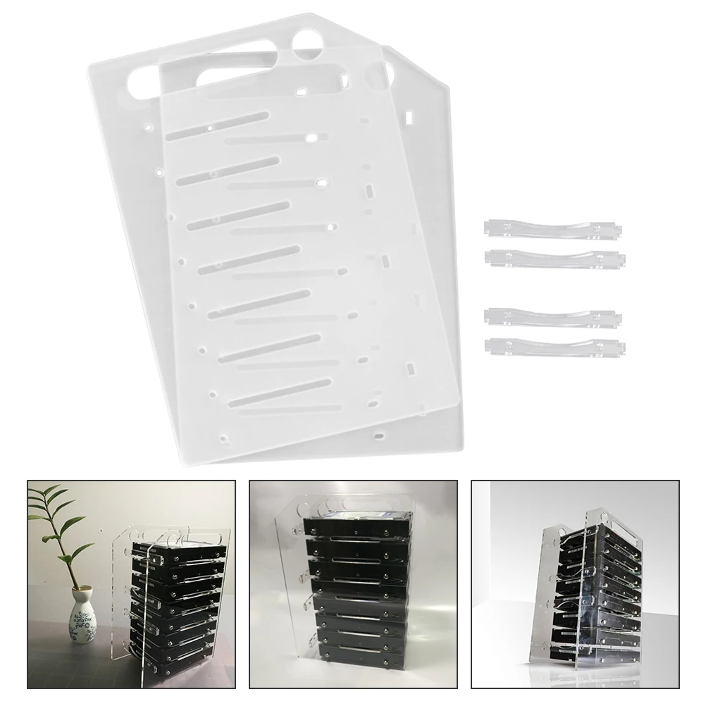 8 Layers Rack DIY Hard Disk Bracket 3.5 Inch Computer Hard Disk Accessories Drive External Storage Multi-layer Heat Dissipation
8 Layers Rack DIY Hard Disk Bracket 3.5 Inch Computer Hard Disk Accessories Drive External Storage Multi-layer Heat Dissipation