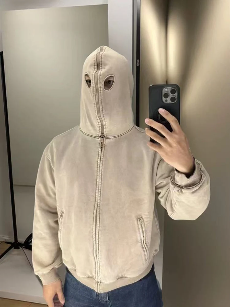 Kanye Season9 Sample Heavyweight Waed Zipper Hooded Double Layered Cardigan Sweatirt Jaet Casual Loose Fit Youth Trend
Kanye Season9 Sample Heavyweight Waed Zipper Hooded Double Layered Cardigan Sweatirt Jaet Casual Loose Fit Youth Trend