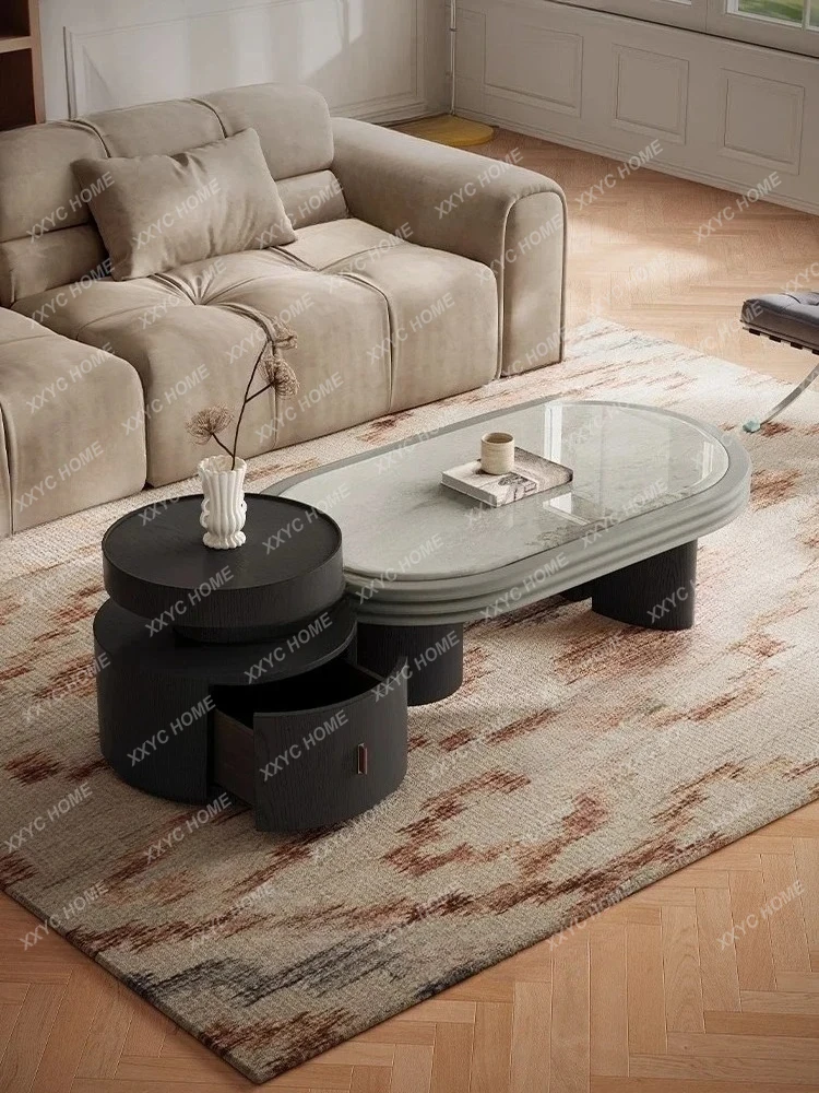 LMinimalist marble coffee table small apartment modern minimalist high-end living room home coffee table
LMinimalist marble coffee table small apartment modern minimalist high-end living room home coffee table