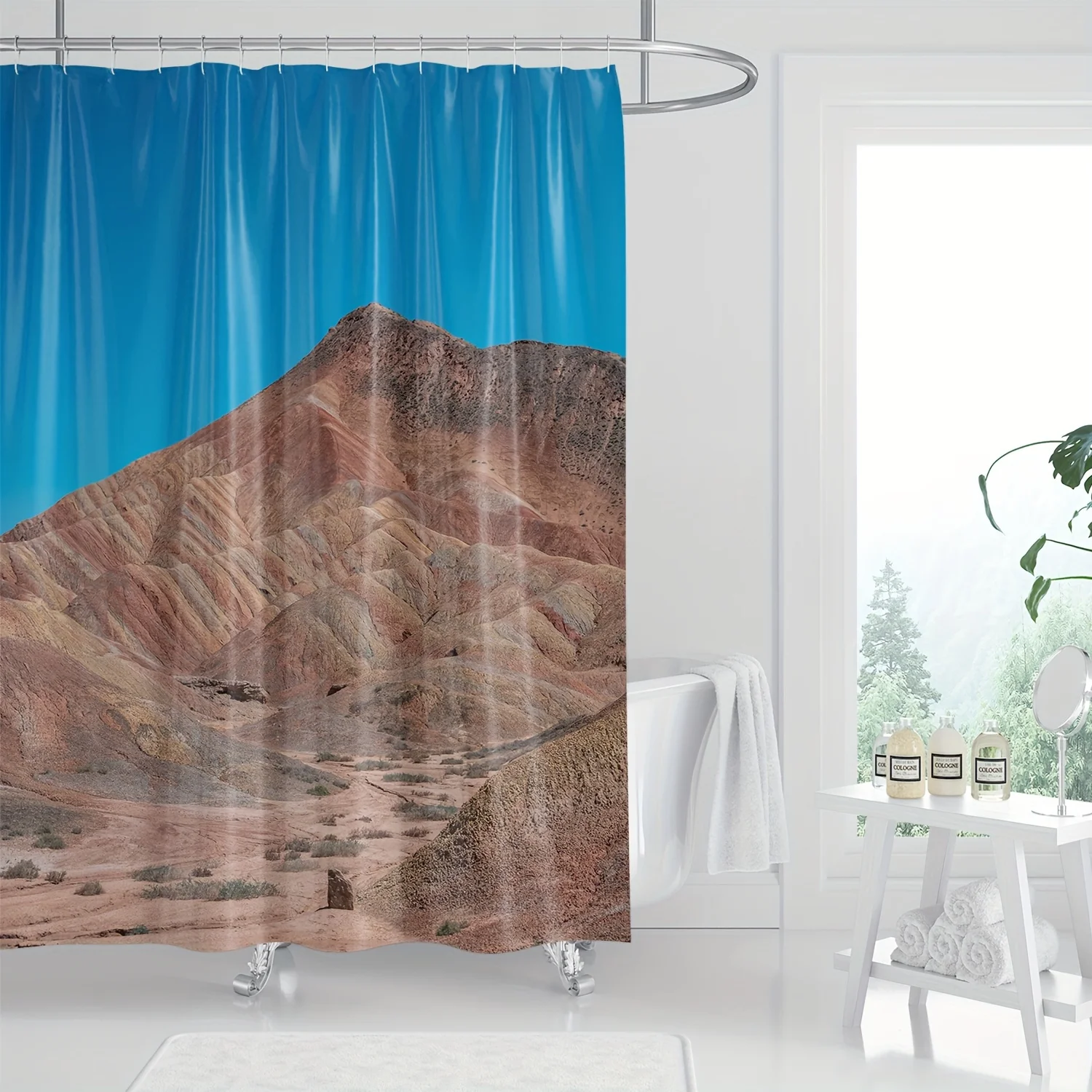 1 шт. занавеска для душа в современном стиле, свежая простота, цифровая печать, красота пустыни, модный декор для ванной комнаты 180x180 см
1 шт. занавеска для душа в современном стиле, свежая простота, цифровая печать, красота пустыни, модный декор для ванной комнаты 180x180 см