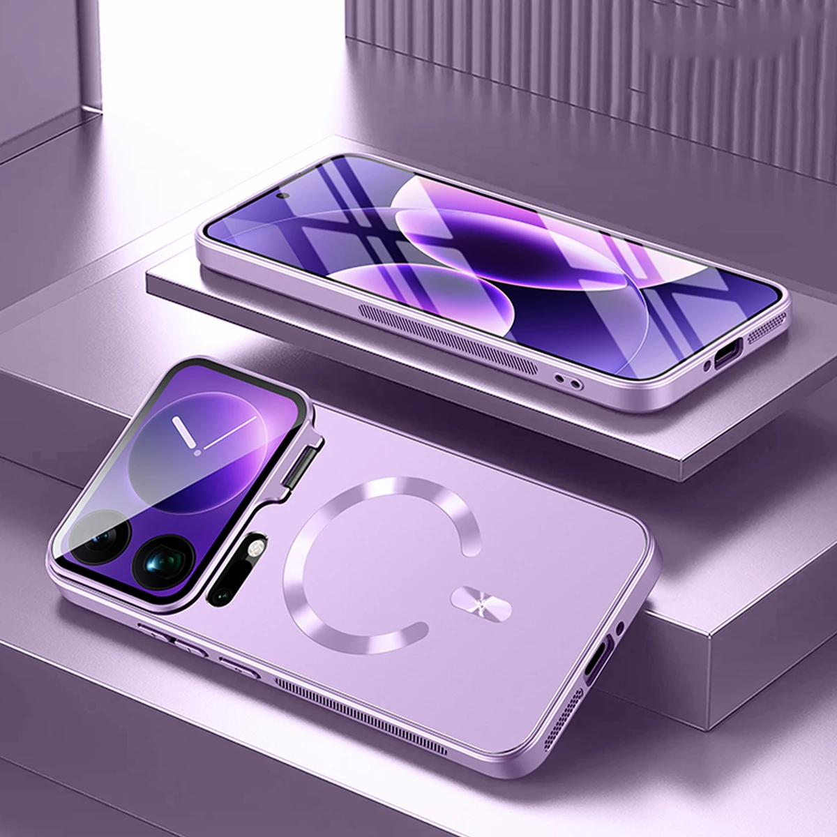 Wireless Charging Magnetic Lens Kickstand Phone Case For Xiaomi 17 Pro Max Mi 17 Pro, Built-in Glass Camera Protection Cover
Wireless Charging Magnetic Lens Kickstand Phone Case For Xiaomi 17 Pro Max Mi 17 Pro, Built-in Glass Camera Protection Cover