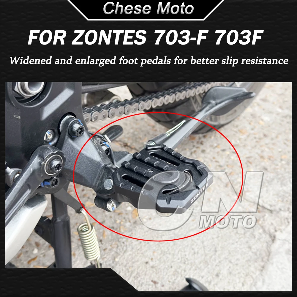 For ZONTES 703F 703-F 703 F Pedals Widened and Enlarged Non-slip Front Left and Right Pedals Three-cylinder ADV Pedals
For ZONTES 703F 703-F 703 F Pedals Widened and Enlarged Non-slip Front Left and Right Pedals Three-cylinder ADV Pedals