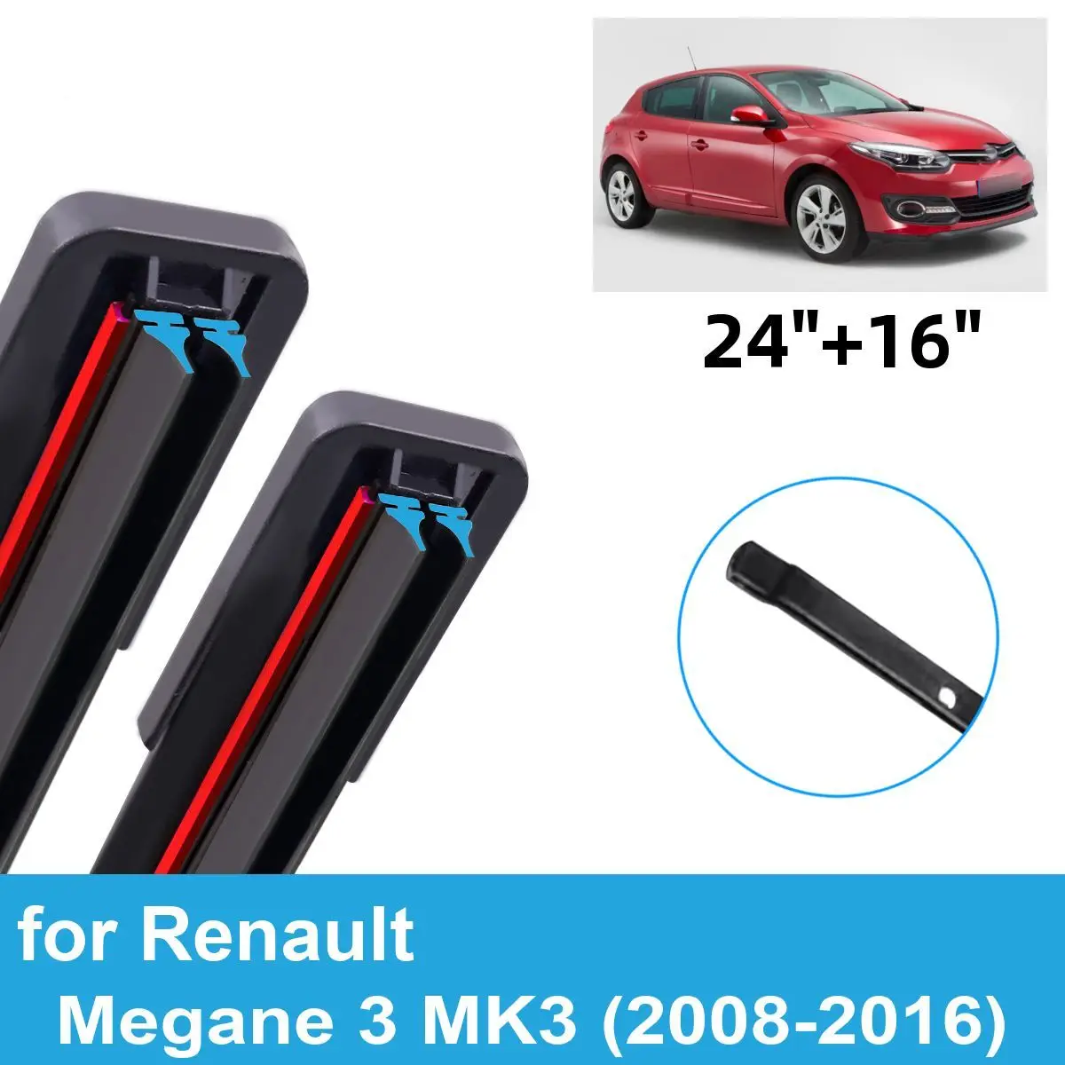 2PCS Car Wiper Blades for 2008-2016 Renault Megane 3 MK3 Front Windscreen Windshield Double Rubber Car Accessories 2015 2016
2PCS Car Wiper Blades for 2008-2016 Renault Megane 3 MK3 Front Windscreen Windshield Double Rubber Car Accessories 2015 2016