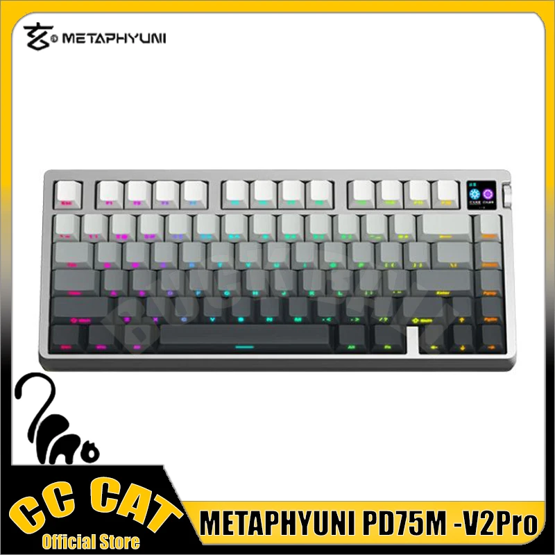 Металлическая механическая клавиатура PD75M -V2 Pro, 3 режима, 80 клавиш, 2,4G/USB/Bluetooth, беспроводная клавиатура, клавиатура с горячей заменой RGB, игровые клавиатуры
Металлическая механическая клавиатура PD75M -V2 Pro, 3 режима, 80 клавиш, 2,4G/USB/Bluetooth, беспроводная клавиатура, клавиатура с горячей заменой RGB, игровые клавиатуры