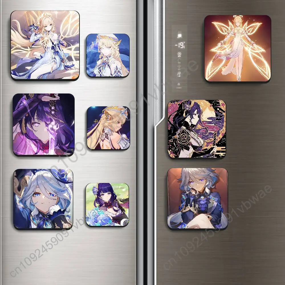Furina Raiden Shogun Nico Genshin Impact Black Square Plastic Fridge Magnet, for Magnetic Sticker No Trace Left, Durable Smooth
Furina Raiden Shogun Nico Genshin Impact Black Square Plastic Fridge Magnet, for Magnetic Sticker No Trace Left, Durable Smooth