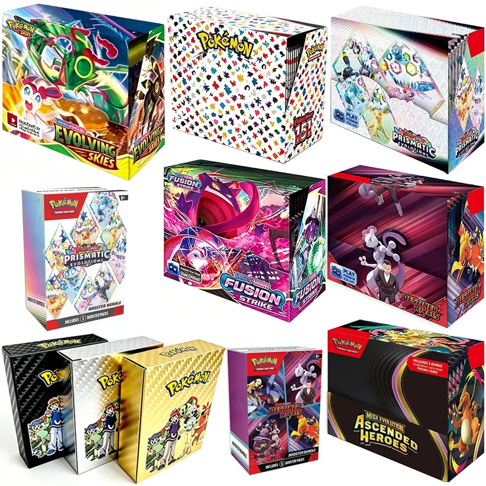 *360Pcs Pokemon Card Prismatic Evolution Scarlet Violet 151 Surging Sparks PALDEAN FATES English Booster Battle Transaction Card
*360Pcs Pokemon Card Prismatic Evolution Scarlet Violet 151 Surging Sparks PALDEAN FATES English Booster Battle Transaction Card