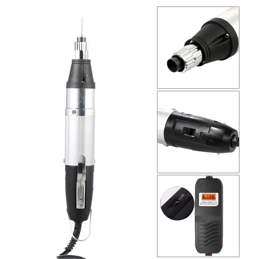 AC110V-220V High Quality DC Powered Electric Screwdriver with 10pcs Bits Stepless Speed Regulation Repair Tool
AC110V-220V High Quality DC Powered Electric Screwdriver with 10pcs Bits Stepless Speed Regulation Repair Tool