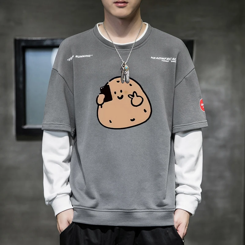 Thiened round Ne Sweatirt Men's Long Sve T-irt Printed Fce Lined Autumn Winter Sle Casual Breathable Polyester
Thiened round Ne Sweatirt Men's Long Sve T-irt Printed Fce Lined Autumn Winter Sle Casual Breathable Polyester