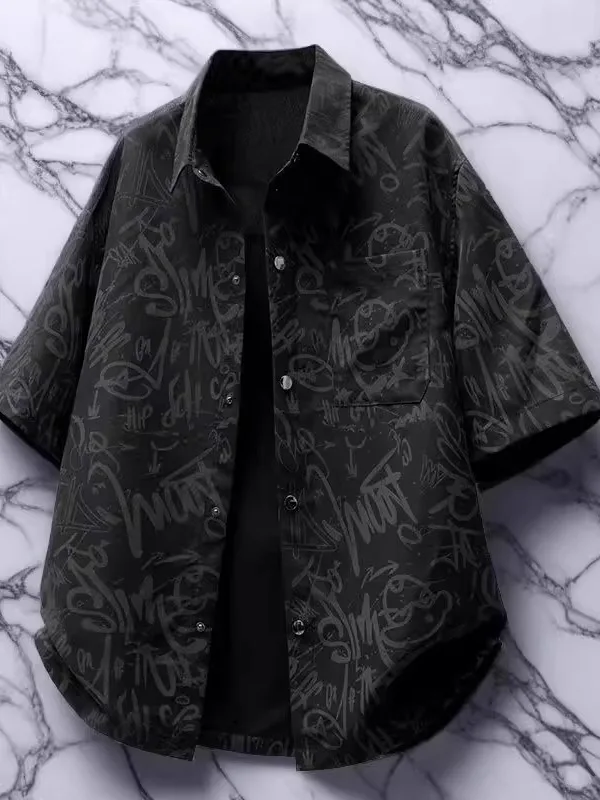 Ледяной шелк ort Sve irt, мужская летняя легкая повседневная верхняя одежда с прохладным воротником и цветочным принтом, молодежная одежда больших размеров со стойкой
Ледяной шелк ort Sve irt, мужская летняя легкая повседневная верхняя одежда с прохладным воротником и цветочным принтом, молодежная одежда больших размеров со стойкой