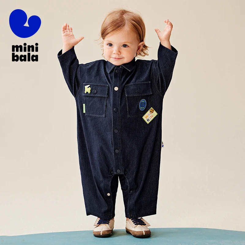 Комбинезон Mini Bala в джинсовом стиле для малышей, осень 20225, цельный комбинезон в стиле ретро, унисекс
Комбинезон Mini Bala в джинсовом стиле для малышей, осень 20225, цельный комбинезон в стиле ретро, унисекс
