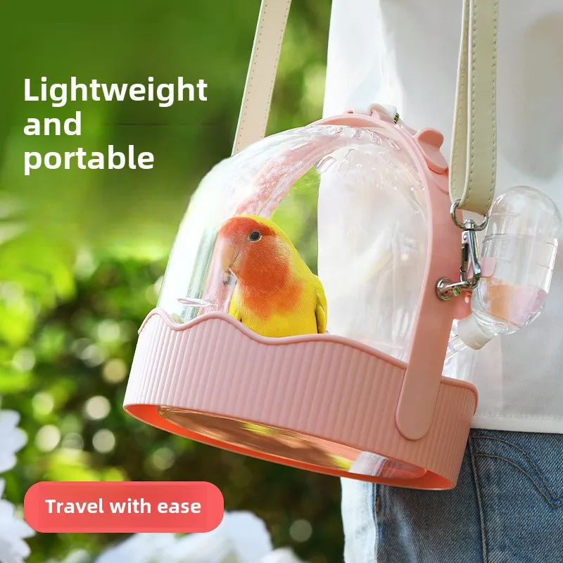 Parrot bird cage peony tiger skin outer cage breathable portable large space outdoor bird walking artifact
Parrot bird cage peony tiger skin outer cage breathable portable large space outdoor bird walking artifact
