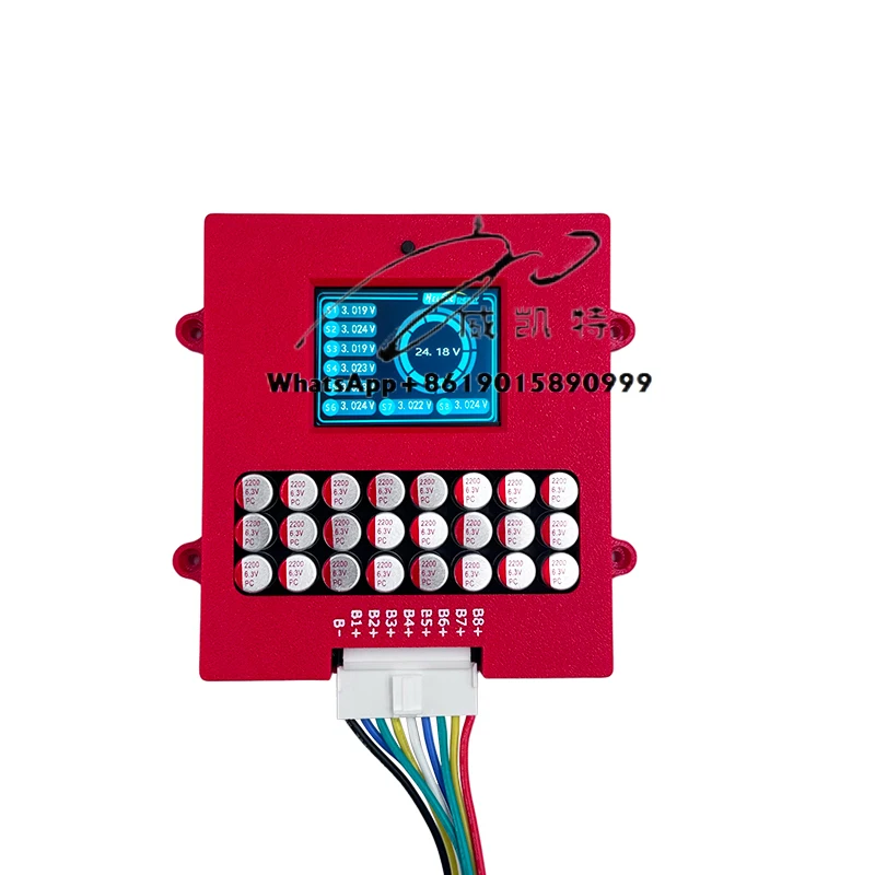 Heltec 8S 5A Equalizer with Protective Box and Display 24V Active Balancer for Lithium Battery NCM/LFP/LTO Customizable Logo
Heltec 8S 5A Equalizer with Protective Box and Display 24V Active Balancer for Lithium Battery NCM/LFP/LTO Customizable Logo