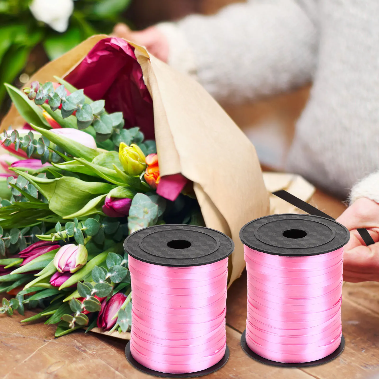 2 Rolls Balloon Tie Decorative Ribbons 200m Suitable for Balloon Decoration Gift Wrapping Flower Bouquet Wedding Packaging
2 Rolls Balloon Tie Decorative Ribbons 200m Suitable for Balloon Decoration Gift Wrapping Flower Bouquet Wedding Packaging