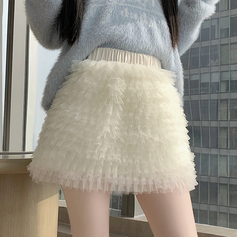 Fashion Tutu Mini Skirt Tiered Ruffles Trim Skirts with Shorts y2k Kawaii Short Skirts Girls Hot Sale SSexy Elastic Waist Skirts
Fashion Tutu Mini Skirt Tiered Ruffles Trim Skirts with Shorts y2k Kawaii Short Skirts Girls Hot Sale SSexy Elastic Waist Skirts