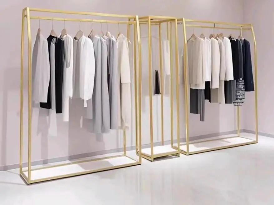 Tieyi high-end display rack Wedding shop floor mounted clothing rack Qipao dress hanger
Tieyi high-end display rack Wedding shop floor mounted clothing rack Qipao dress hanger